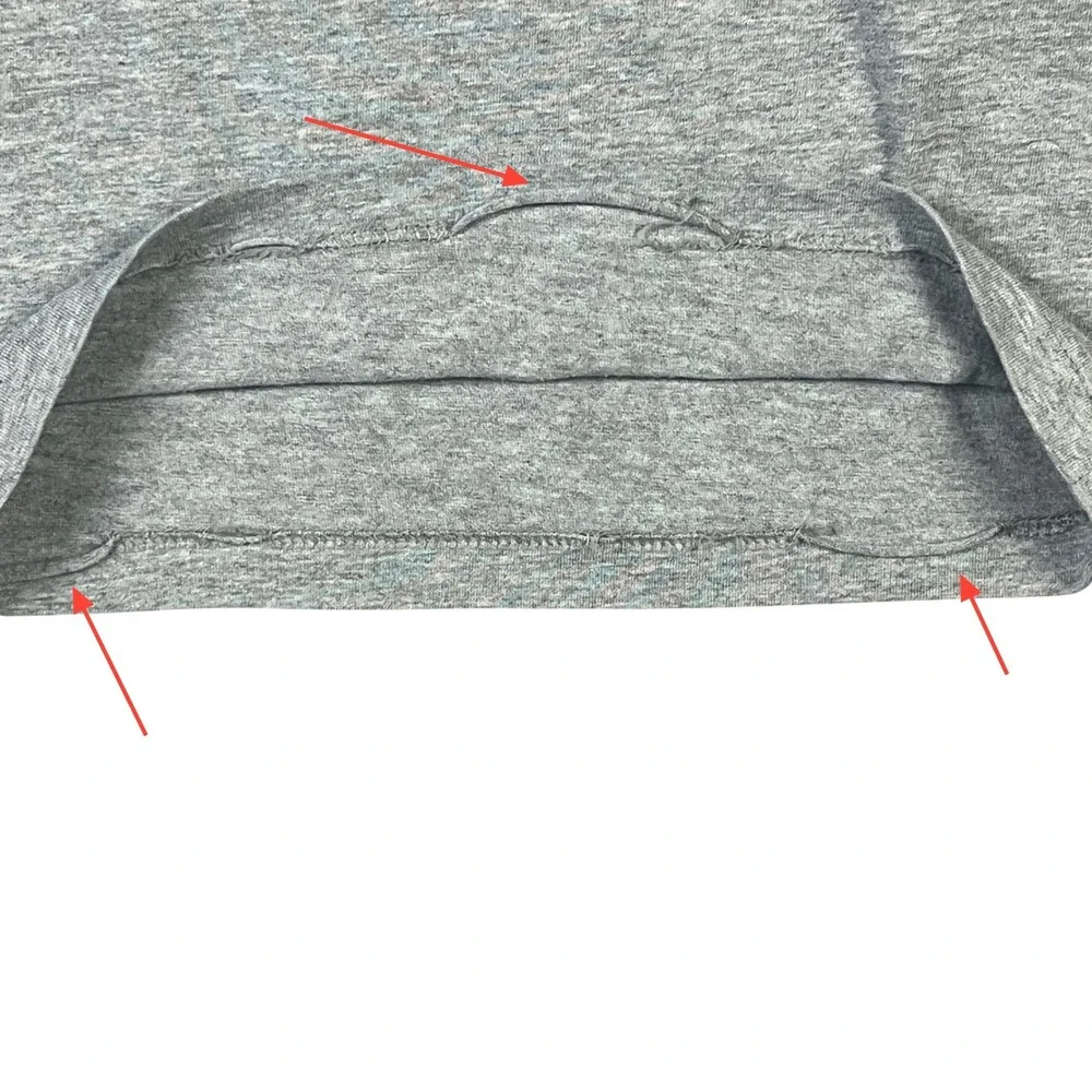 Nike T-Shirt‎ Kids 6 Gray Short Sleeve Futura Logo Graphic Athletic Cotton Tee